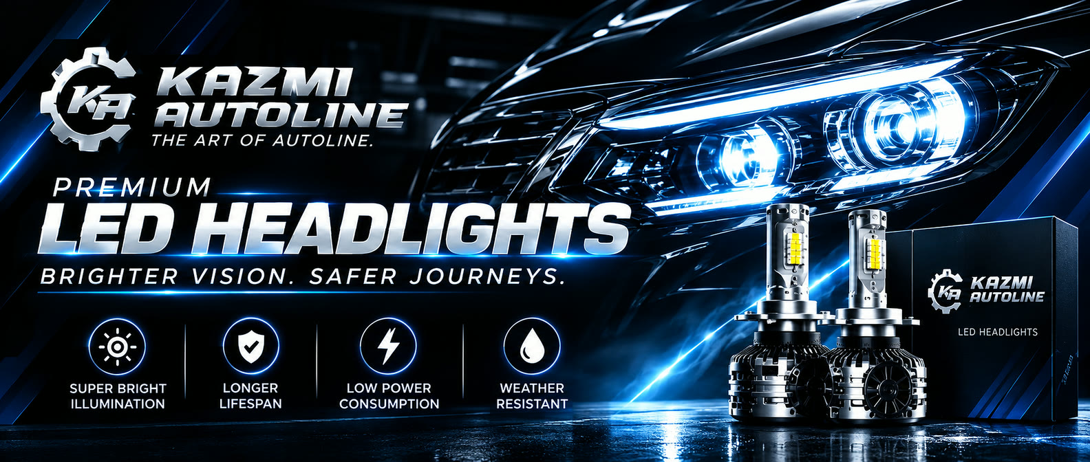 Premium LED Headlights — Brighter Vision, Safer Journeys